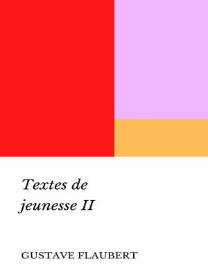 cover image of Textes de jeunesse